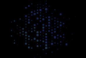 Dark BLUE vector background with rectangles.