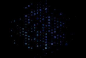 Dark BLUE vector background with rectangles.