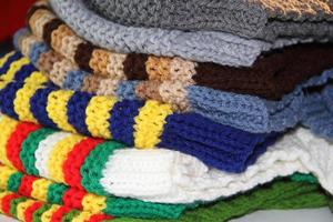 tricot, tejido a dos agujas, lana de invierno foto
