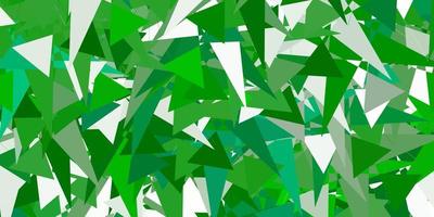 Light Green vector background with polygonal forms.