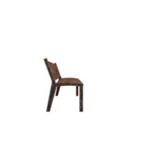 banc de rue en bois 3d isolé png