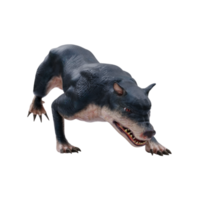 folklore inglés bestia demonio perro barghest aislado png