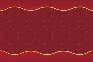 Modern luxury abstract background with golden line elements. modern red background for design vector