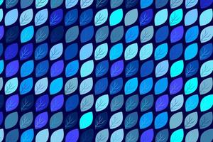 Pattern with geometric elements in blue tones abstract gradient background vector