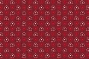 Pattern with hearts in red tones. abstract gradient background vector
