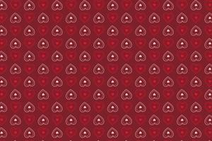 Pattern with hearts in red tones. abstract gradient background vector