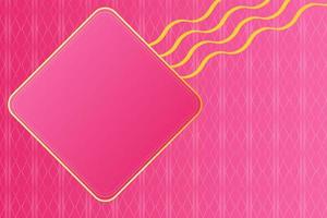 Modern luxury abstract background with golden line elements. modern pink background for design vector