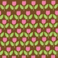 WebSeamless pattern floral background design. vector