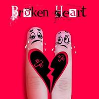 Broken heart, love and Valentines day concept. 3d Illustration photo