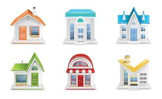 Building icons vector illustration