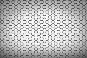 Futuristic and technological hexagonal background. 3d rendering photo