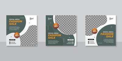 Modern Social Media banner template can be edited. Anyone can use this design easily. Promotional web banners for social media. Elegant sale and discount promo vector