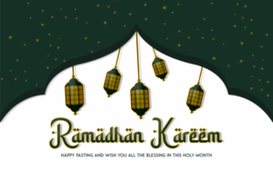 Ramadan kareem per santo mese di musulmano png