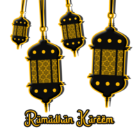 Ramadan kareem voor heilig maand van moslim png