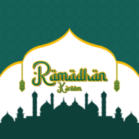 Ramadan kareem per santo mese di musulmano png