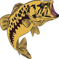 vector de pescado, diseño de ilustración