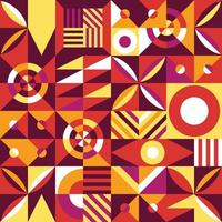 Abstract Geometric Shapes Seamless Pattern vector