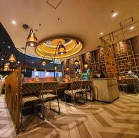 Jakarta, Indonesia in July 2022. The atmosphere of a Japanese restaurant, the name of this restaurant is Zenbu. photo