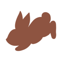 Runing Rabbit Silhouette png