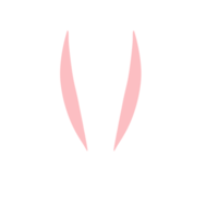 dibujo de orejas de conejo png