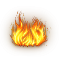 realistico ardente fuoco fiamme, ardente caldo scintille realistico fuoco fiamma, fuoco fiamme effetto png