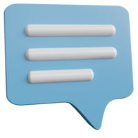 Speech bubbles of shapes on transparent background. Blank 3D text bubbles for business design, discussion, topic clarifications, notifications and explain expanded content. png