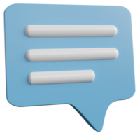 Speech bubbles of shapes on transparent background. Blank 3D text bubbles for business design, discussion, topic clarifications, notifications and explain expanded content. png