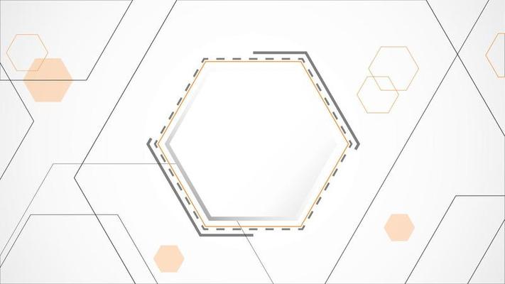 white grey polygon technology background abstract. technology with line digital color grey, orange, dot, hi-tech, vector. polygon technological for web banner, background, object.