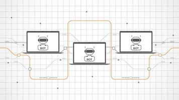 Resumen de fondo de tecnología portátil. ai tecnología de inteligencia artificial con línea digital, color de portátil negro, estilo moderno, elemento, punto, alta tecnología, vector. portátil tecnológico para banner web, vector