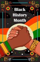 Black History Month Concept vector