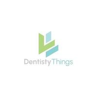 Abstract initial letter DT or TD logo in green-blue color isolated in white background applied for dental practice logo also suitable for the brands or companies have initial name TD or DT. vector