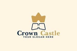 Castle House Real Estate Logo Design vector