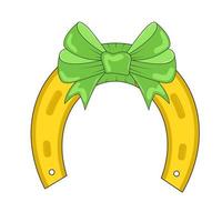 Horseshoe for Good Luck St Patricks Day vector