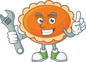 Orange Pie Thanksgiving Vector