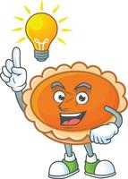 Orange Pie Thanksgiving Vector