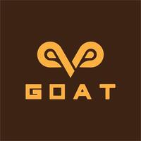 Sheep goat horns idea logo design vector icon illustration. Aries zodiac symbol logos