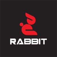 Simple Rabbit logo template vector icon symbol illustration