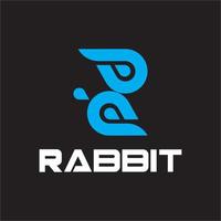 Simple Rabbit logo template vector icon symbol illustration
