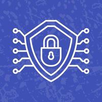 Cyber Security Vector Icon