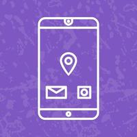 Unique Mobile Applications Vector Icon