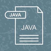 icono de vector de java