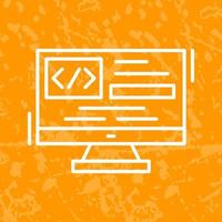 icono de vector de codificación