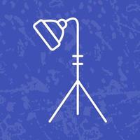 Unique Light Stand Vector Icon