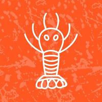 Lobster Vector Icon