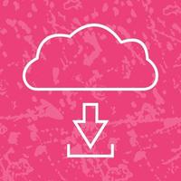 Download from Cloud Vector Icon