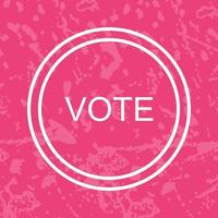 Vote Link Vector Icon