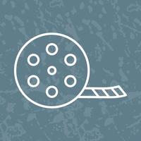 Unique Film Reel Vector Icon