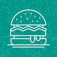 icono de vector de hamburguesa