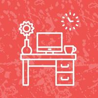 Work Table Vector Icon