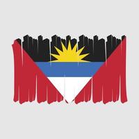 Antigua Flag Brush vector